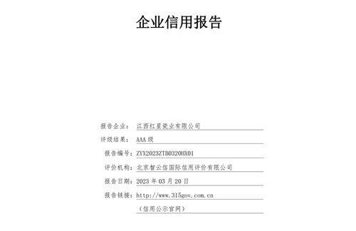 企業(yè)信用報(bào)告